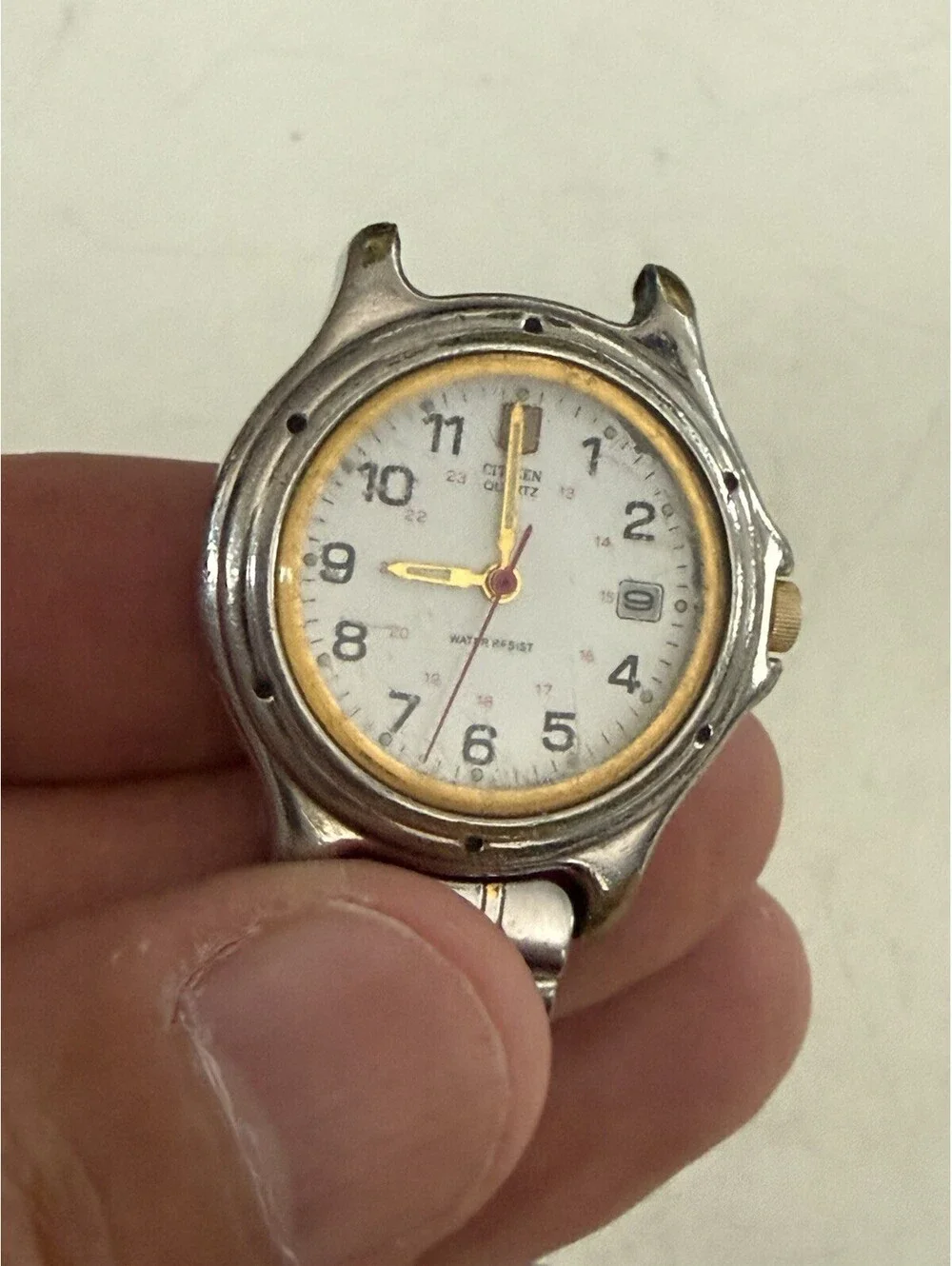 Citizen Railroad 6110-S37633 Mens Two-Tone Stainless Steel Quartz ( Untested )